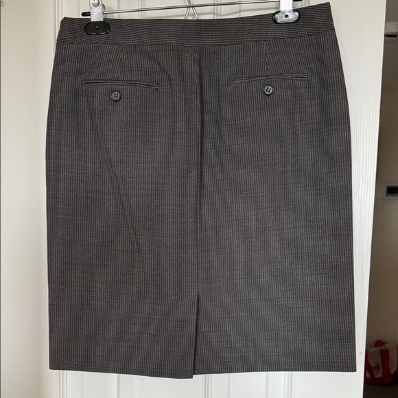 Theory Charcoal A-Line Skirt - Picture 2 of 2